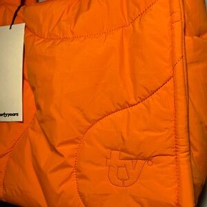 Thirty years orange drift tote